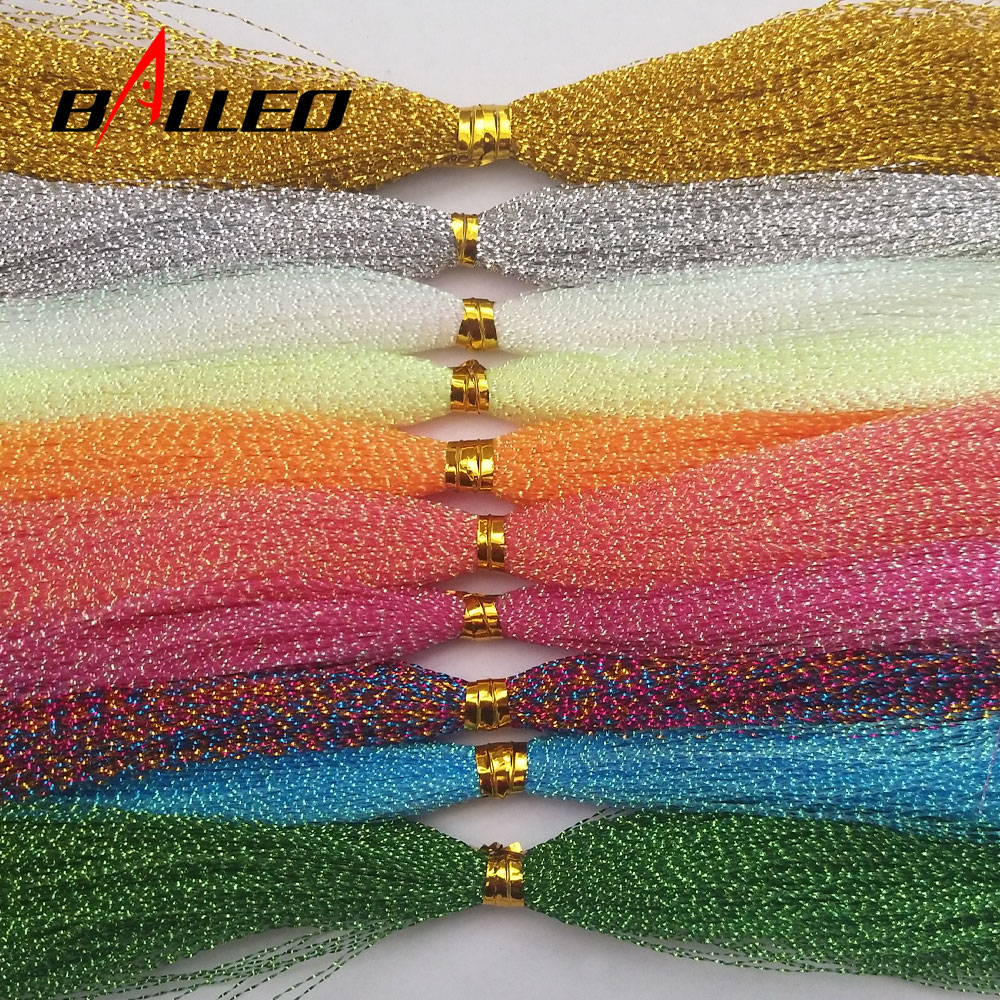Fishing Lure Spoon - 5Packs/ Fishing Tying Crystal Twisted Flashabou