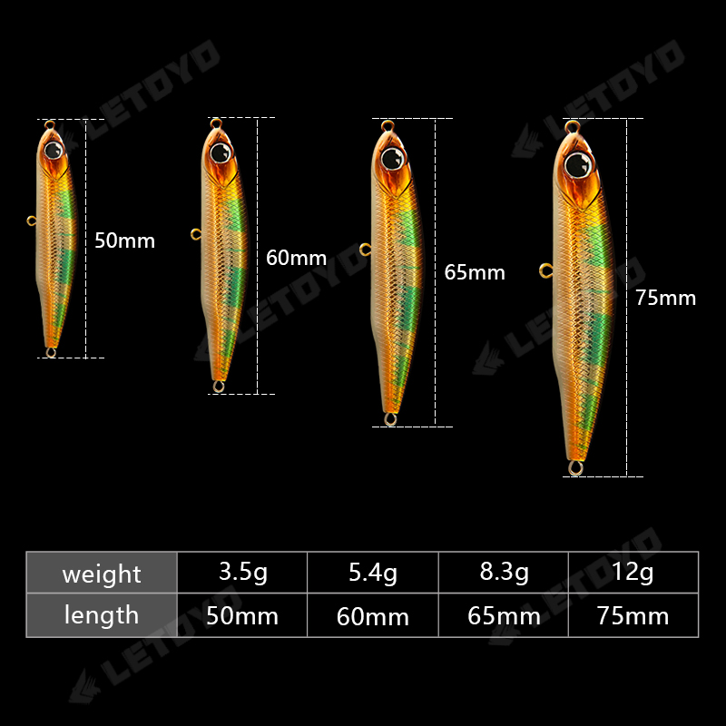 LETOYO Sinking Pencil 17g 12g- - Fishing Lure Swimbait review and price